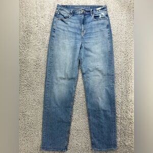 American Eagle Jeans Womens 10 Highest Rise 90s Boyfriend Stretch Light Wash